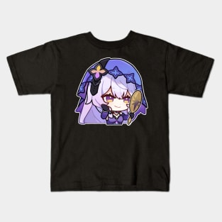 Honkai Star Rail Chibi Black Swan 4 Kids T-Shirt